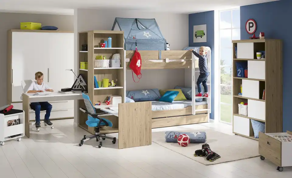 PAIDI Etagenbett mit Leiter Fionn BHT 206|160,8|105,3 cm