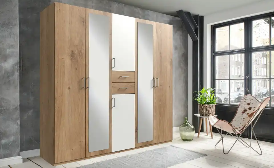 Drehtürenschrank Livingston BHT 225|208|58 cm