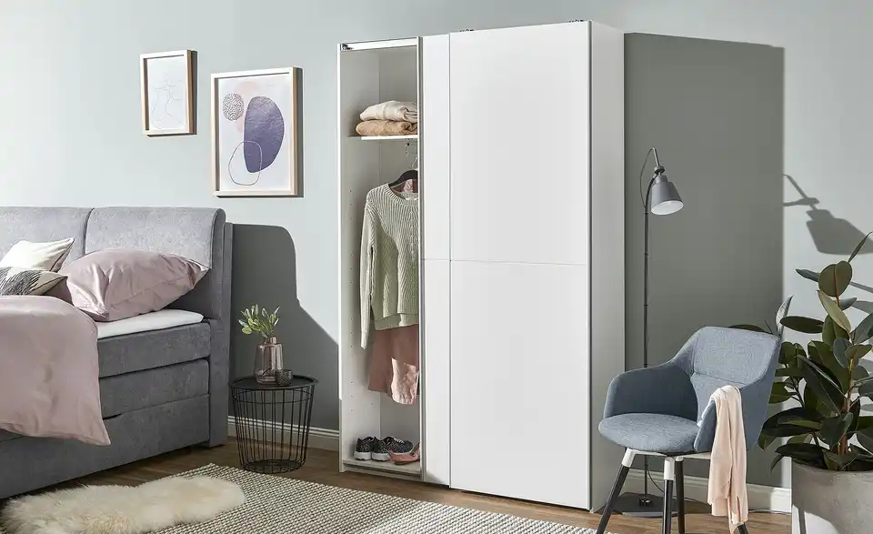 Schwebetürenschrank 2-türig Hastings BHT 125|195,5|38 cm Schwebetürenschrank 2-türig Hastings BHT 125|195,5|38 cm