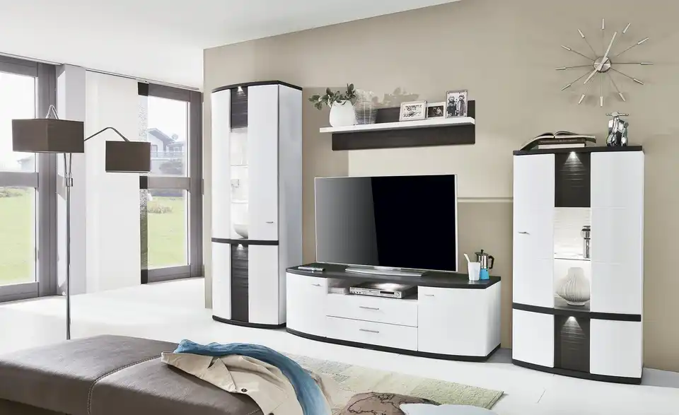 uno Wohnwand Gabbro BHT 315|209|50 cm