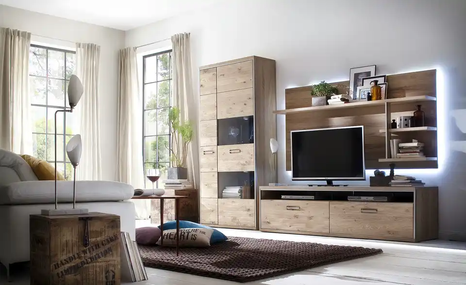 Woodford Wohnwand Felino BHT 278|201|52 cm