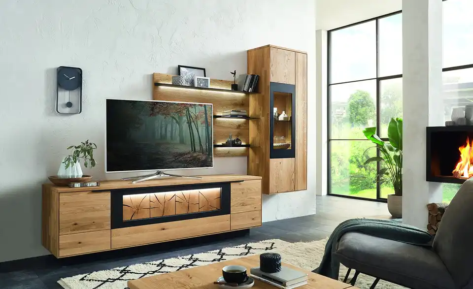 WÖSTMANN Wohnwand WM 1910 BHT 284|204|46 cm