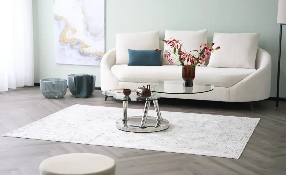 Couchtisch mit drehbaren Tischplatten Conigli BHL 80|44,5|80 cm