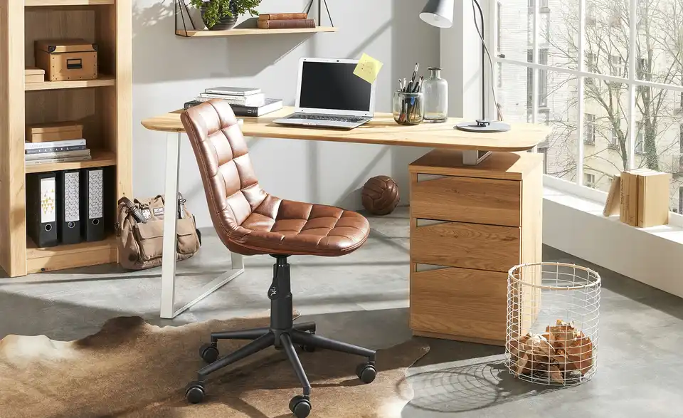 Bürodrehstuhl Anglin Kunstleder