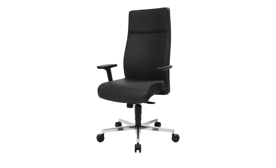 Bürodrehstuhl Home Worx Profi 20 BHT 68|124|68 cm, Leder