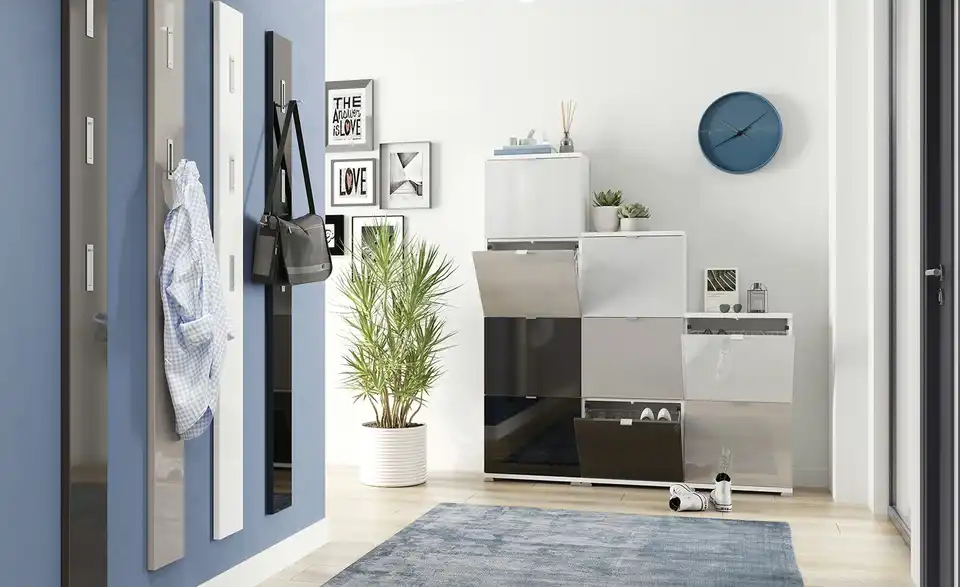 uno Schuhschrankkorpus Weiß Puzzle BHT 53|91|30 cm