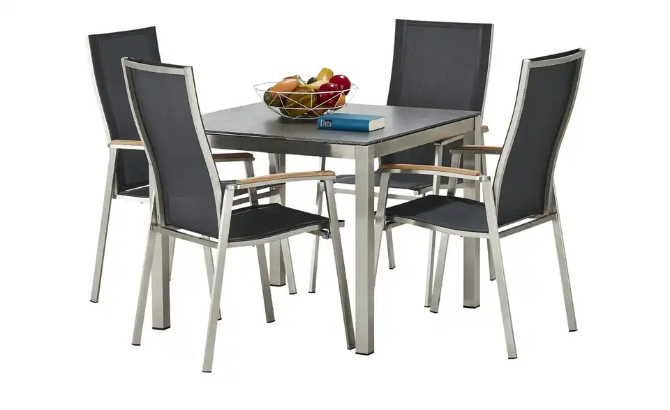 a casa mia Garten-Stapelsessel Edelstahl London BHT 56|103,5|62 cm