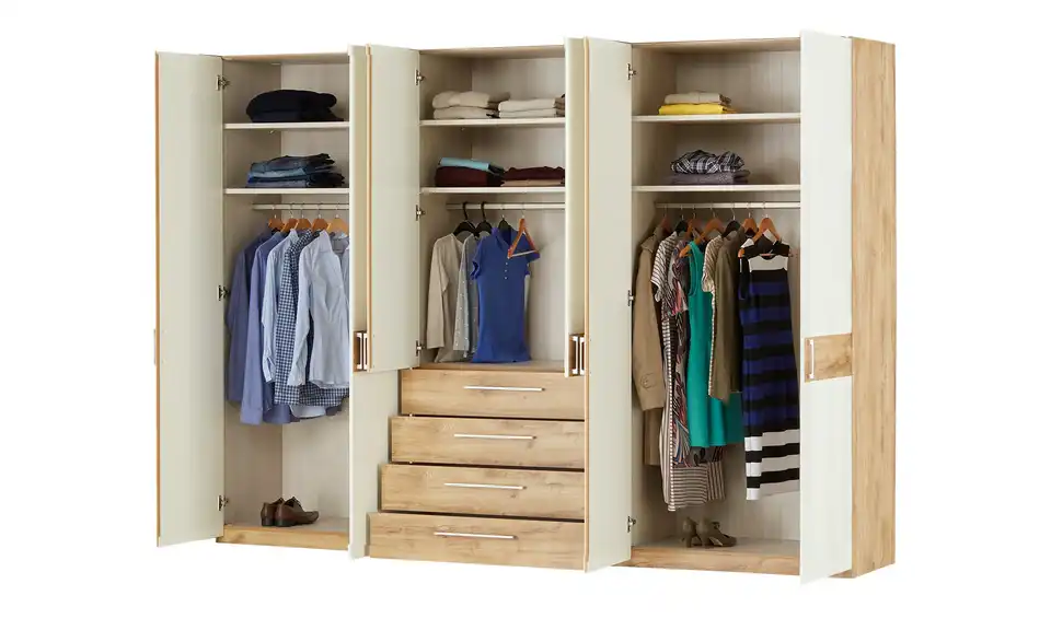 uno Drehtürenschrank Keva BHT 300|216|58 cm