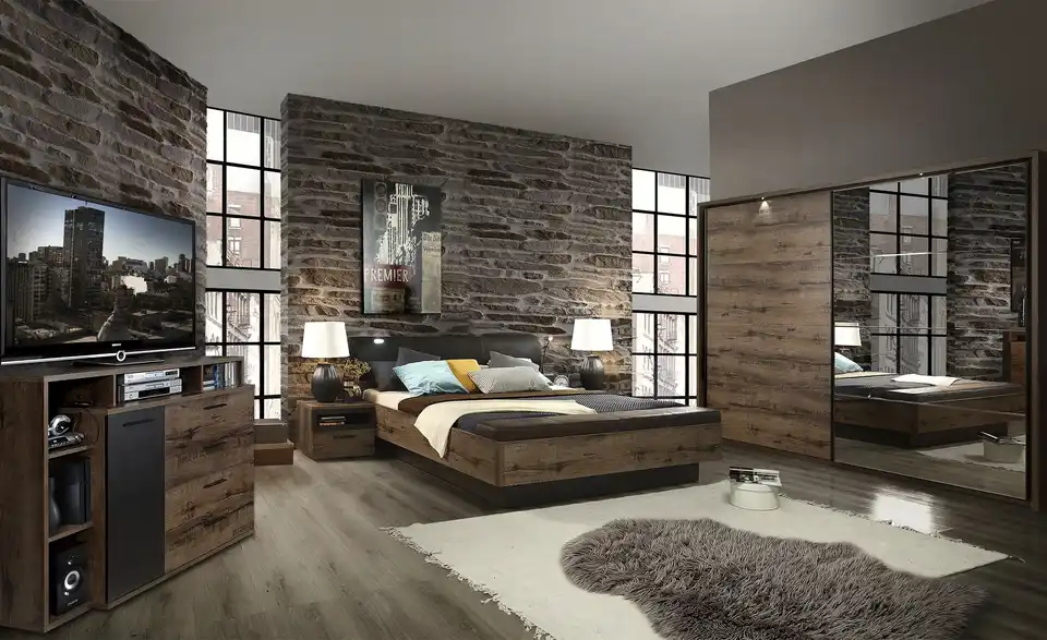 Schwebetürenschrank Jedburgh BHT 280,6|215,1|61,2 cm Schwebetürenschrank Jedburgh BHT 280,6|215,1|61,2 cm