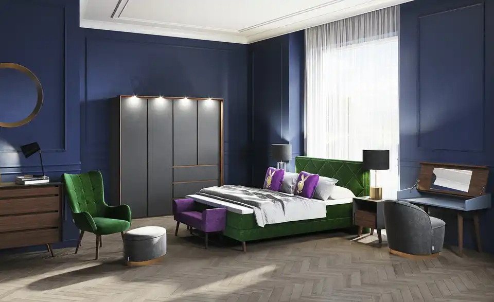 Playboy Kleiderschrank Victoria BHT 200|212|67 cm