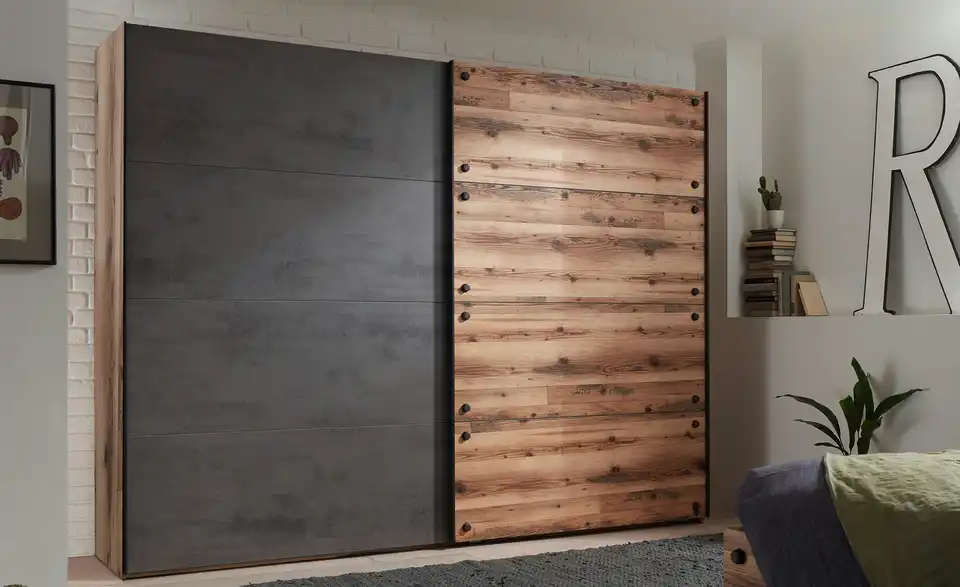 Schwebetürenschrank, 2 -türig Liverpool BHT 270|210|60 cm Schwebetürenschrank, 2 -türig Liverpool BHT 270|210|60 cm