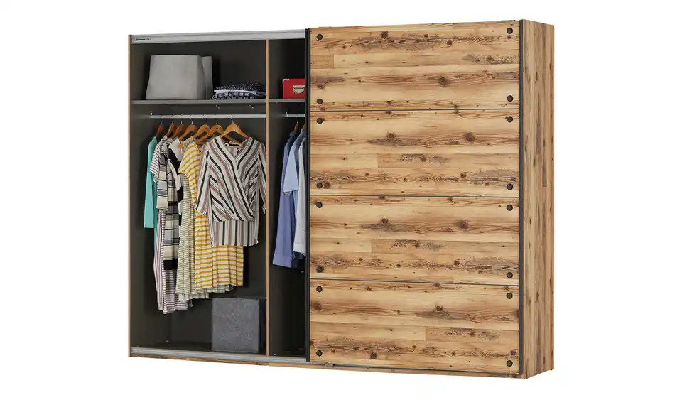 Schwebetürenschrank, 2 -türig Liverpool BHT 270|210|60 cm