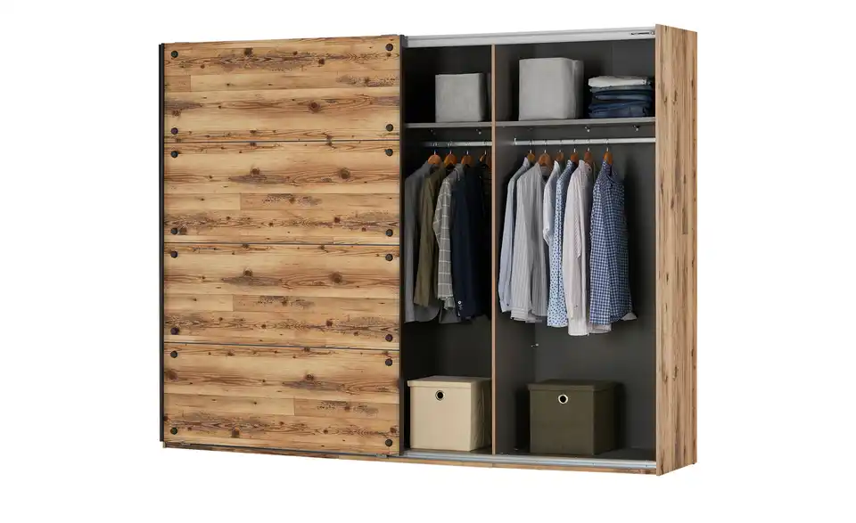 Schwebetürenschrank, 2 -türig Liverpool BHT 270|210|60 cm