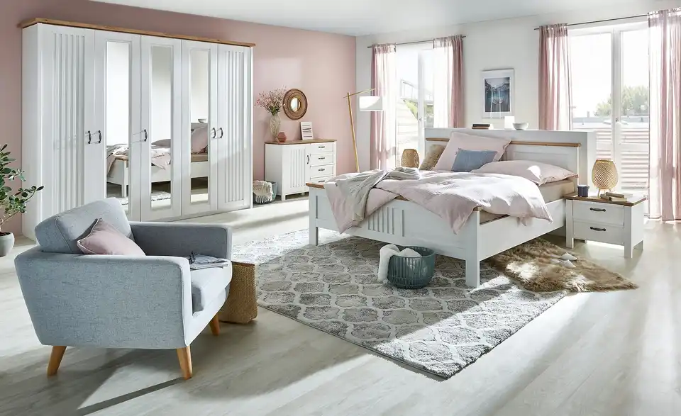 maison bleue Bettgestell 180x200 cm Trient BHL 191|98|209 cm