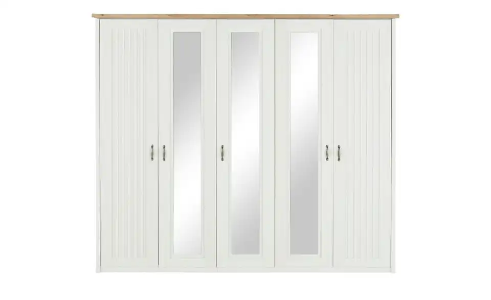 maison bleue Drehtürenschrank, 5-türig Trient BHT 265|224|60 cm