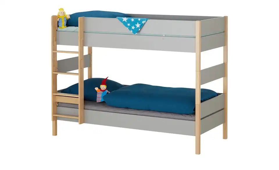 PAIDI Etagenbett mit gerader Leiter Sten BHL 105,6|160,6|209,3 cm