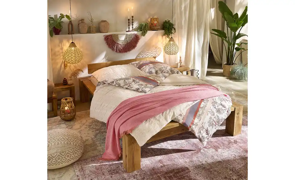 Massivholz-Bettgestell aus Massivholz Kingston BHL 172|70,5|231 cm