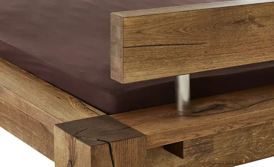 Massivholz-Bettgestell aus Massivholz Kingston BHL 172|70,5|231 cm