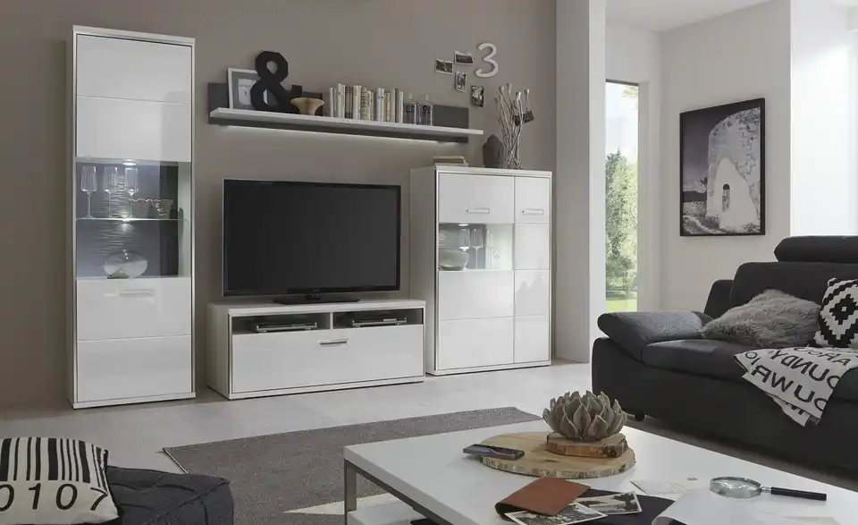 uno Wohnwand Setto BHT 282|201|51 cm