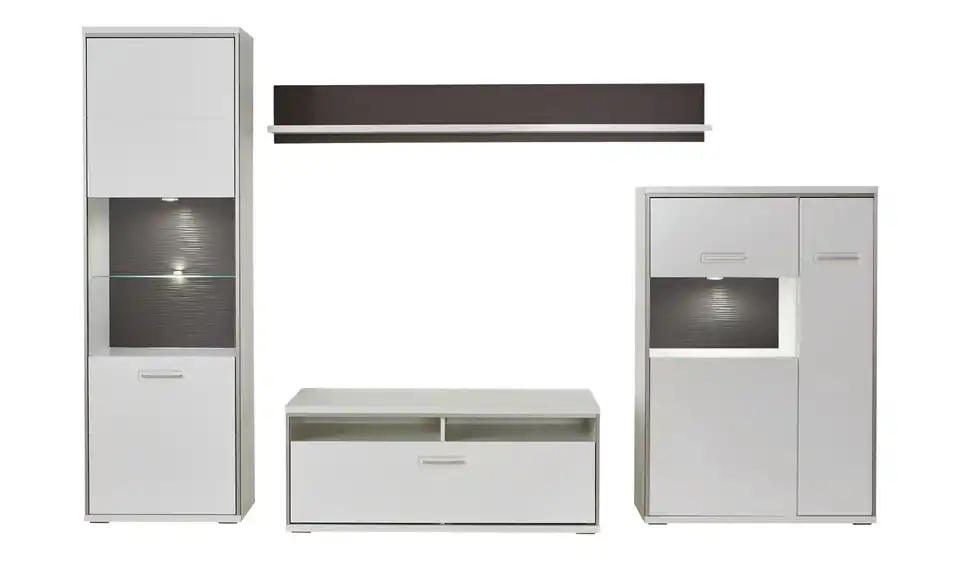 uno Wohnwand Setto BHT 282|201|51 cm