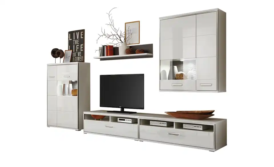 uno Wohnwand Setto BHT 342|201|51 cm