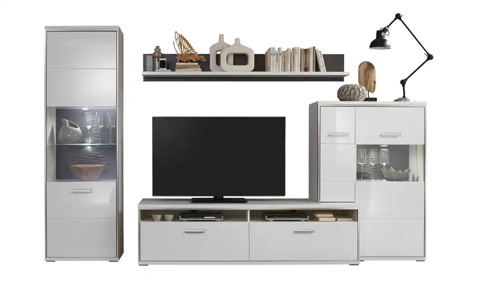 uno Wohnwand Setto BHT 309|201|51 cm