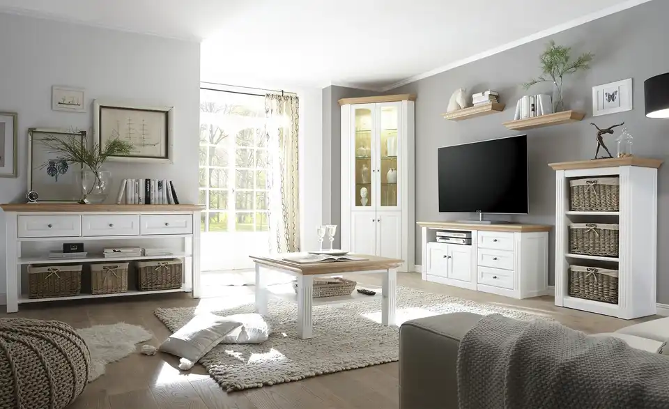 maison bleue TV-Element Petit Chalet BHT 141|67|44 cm