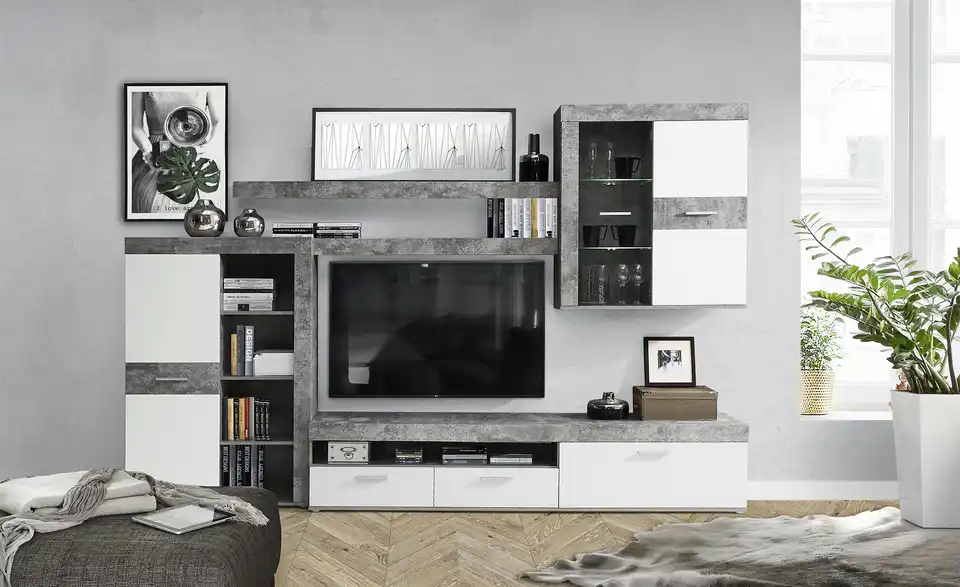 Wohnwand Marsala BHT 300|201|41 cm