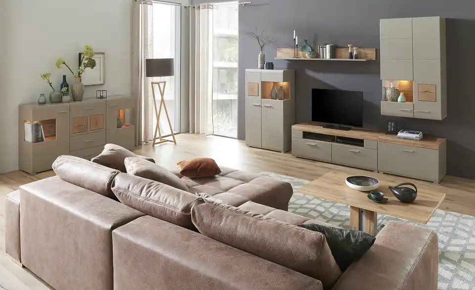 Vitrine Cortina BHT 80|139|37 cm