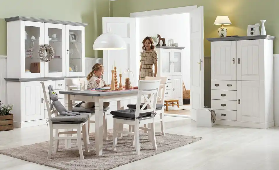 maison bleue Vitrinenaufsatz für Sideboard Florian BHT 171,3|112|48 cm