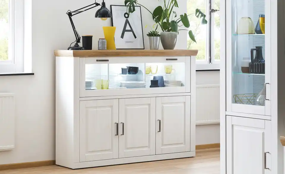 maison bleue Highboard Xanten BHT 163|123|40 cm