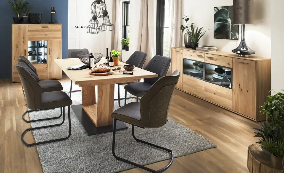 Woodford Highboard Oakland BHT 104|125|37 cm