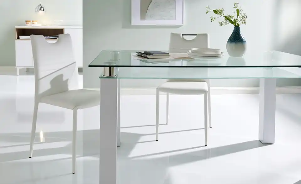 Stuhl mit Griff Michelle BHT 43|91|51 cm, Kunstleder