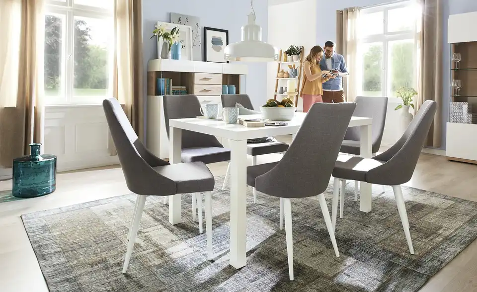 Stuhl Howard BHT 46,5|90|63 cm, Webstoff