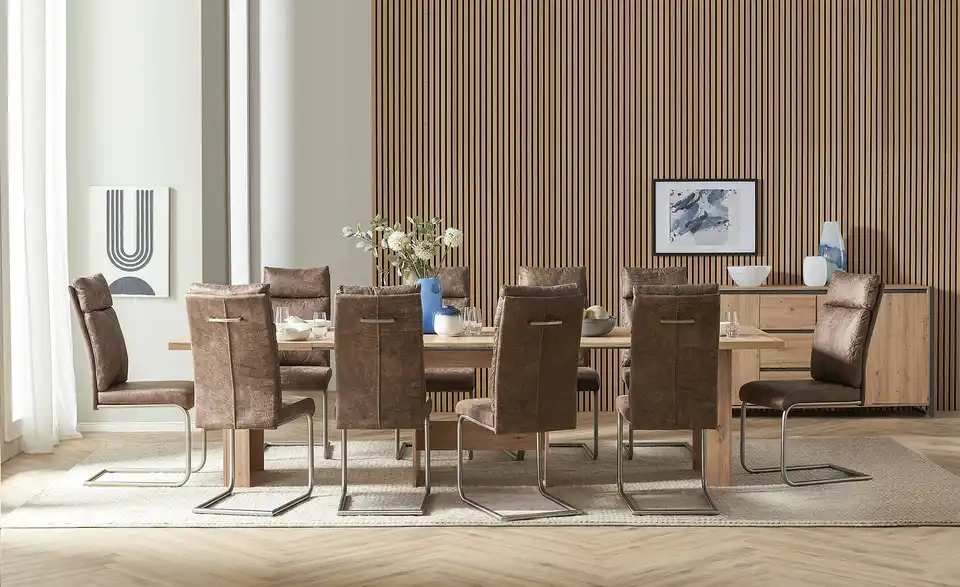 Schwingstuhl Paul BHT 45|106|62 cm, Mikrofaser