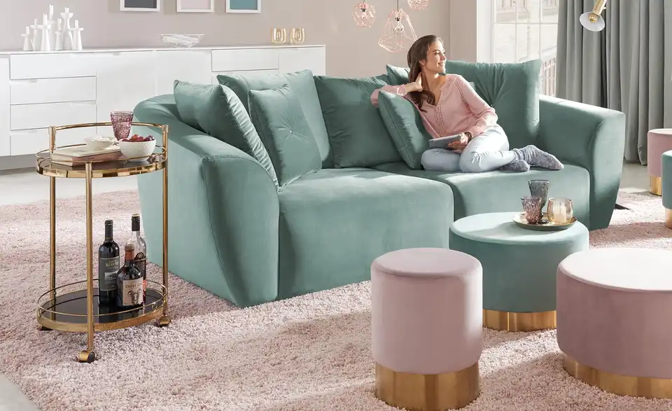 Servierwagen goldfarben Oro BHT 51|76,5|45 cm Servierwagen goldfarben Oro BHT 51|76,5|45 cm