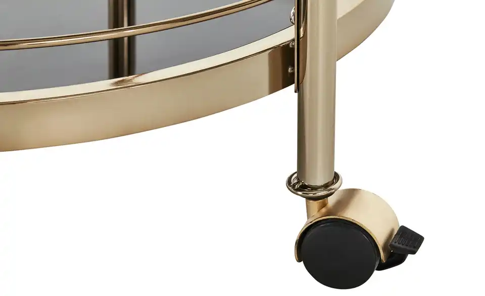 Servierwagen goldfarben Oro BHT 51|76,5|45 cm