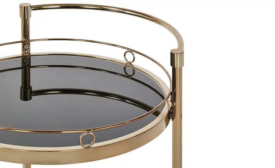 Servierwagen goldfarben Oro BHT 51|76,5|45 cm