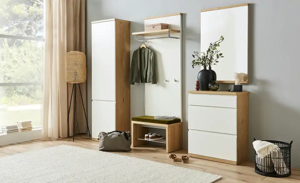 medium Schuhschrank Globe BHT 60|219|39,6 cm