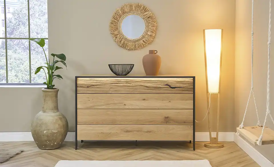 Kommode aus Massivholz Kava BHT 147,2|91,2|44,3 cm