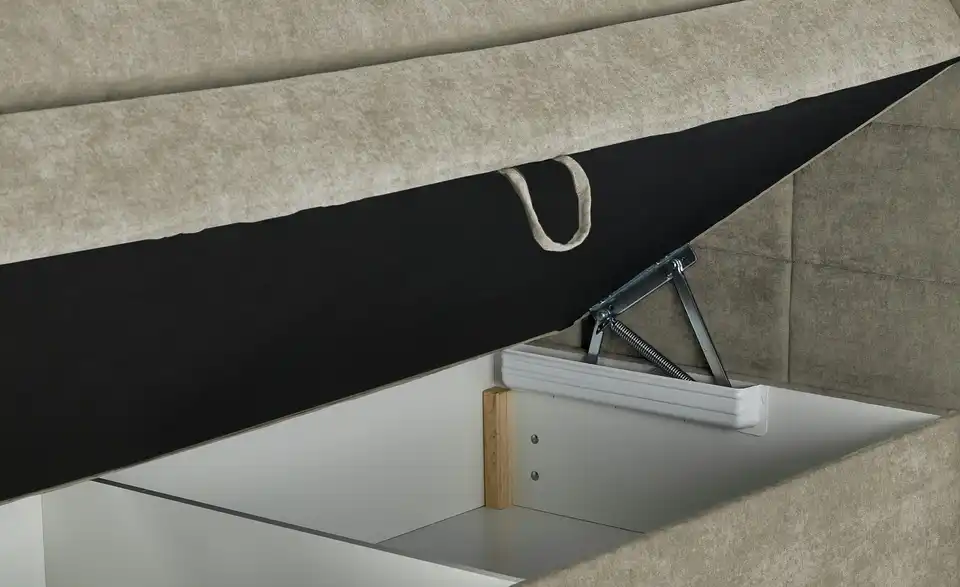 Boxspringbett mit Bettkasten Suffolk BHL 204|124|212 cm