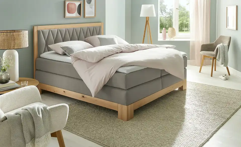 Switch Refresh Boxspringbett teilmassiv Endo BHL 140|116|204 cm