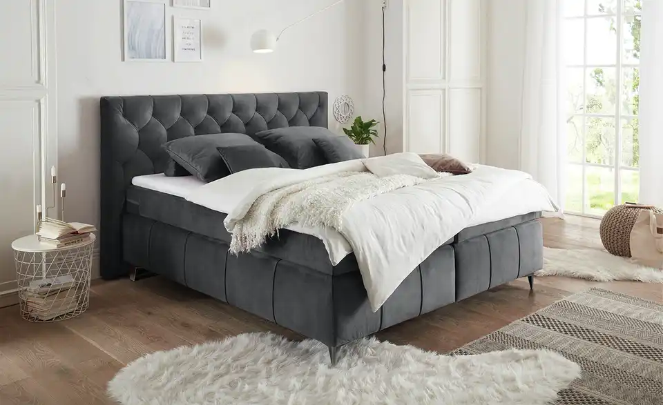 meinBett Boxspringbett Pembroke BHL 200|121|210 cm