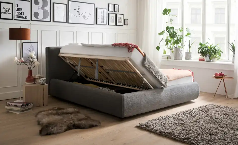 Polsterbett Aston BHL 199|103|225 cm