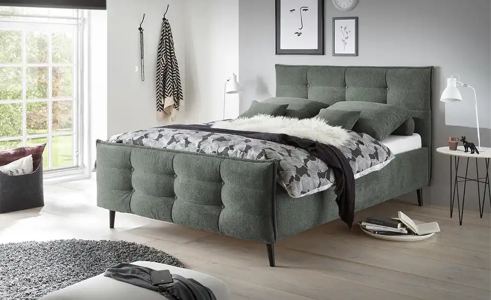 meinBett Polsterbettgestell Mariano B BHL 149|108|215 cm