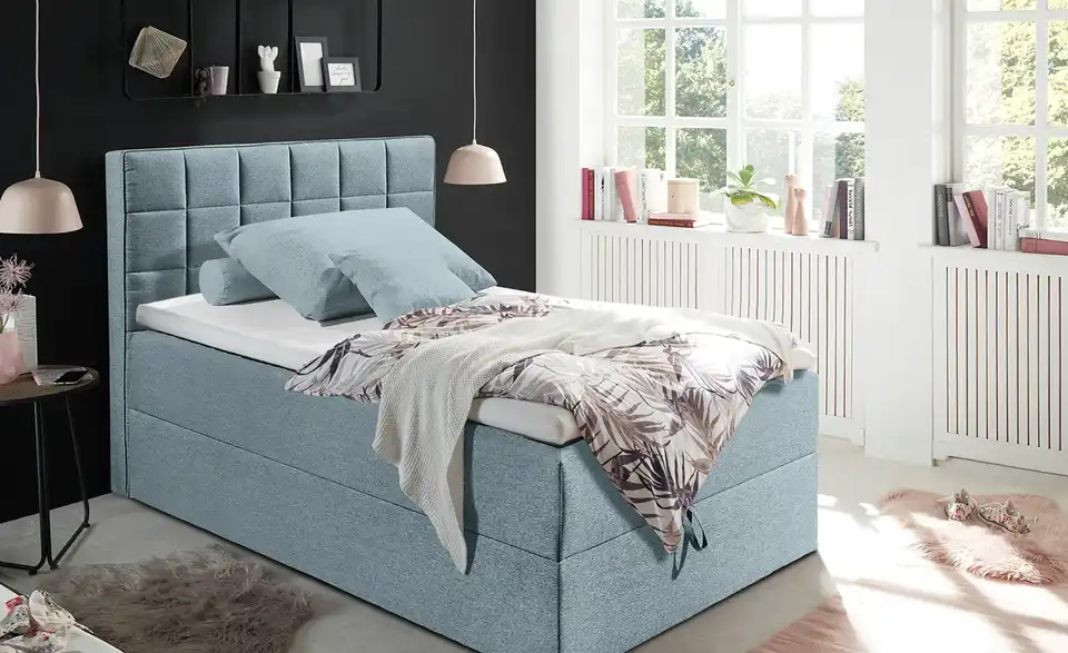 uno Boxbett mit Bettkasten Alaska BHL 140|123|213 cm