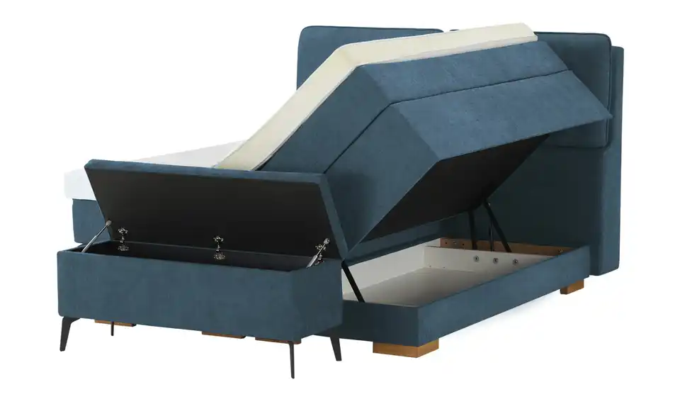 Wohnwert Boxspringbett mit Bettkasten Dormian Besta BHL 160|136|227 cm