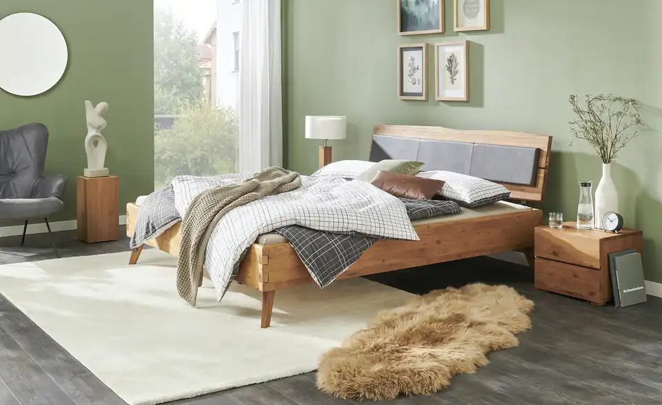 HASENA Massivholz-Bettgestell Bivio BHL 168|91|207 cm