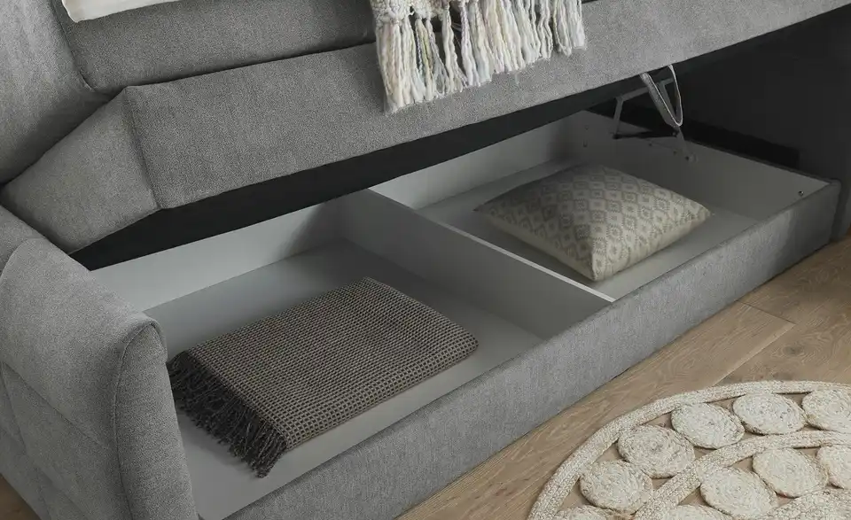 uno Boxspringbett mit Bettkasten Kosmo BHL 123|113|220 cm