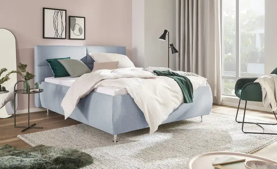 meinBett Polsterbettgestell Fara BHL 162|102|226 cm